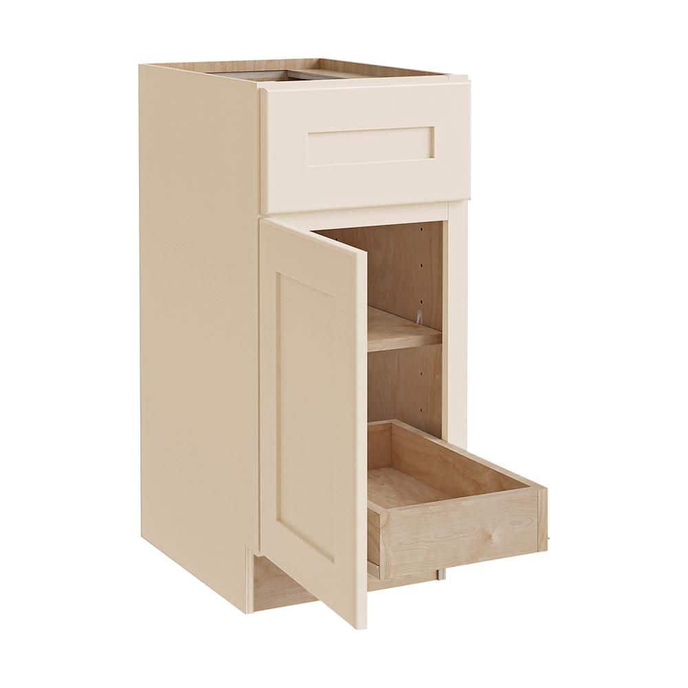 Newport 21 in. W x 24 in. D x 34.5 in. H Assembled Plywood Base Kitchen Cabinet in Blended Cream with 1ROT Soft Close LH price history on PriceWatchPro