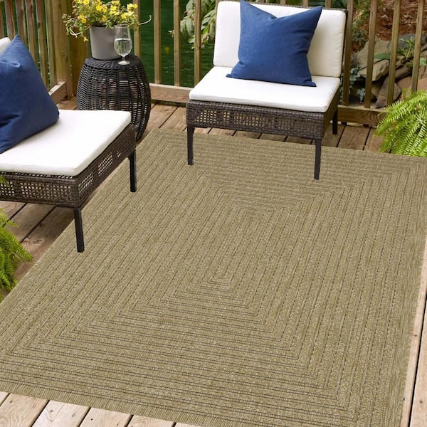 Viola Jute 10 ft. x 13 ft. Indoor/Outdoor Area Rug