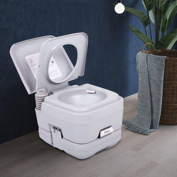 cenadinz Lightweight Portable Toilet Gallon Flushable Camping