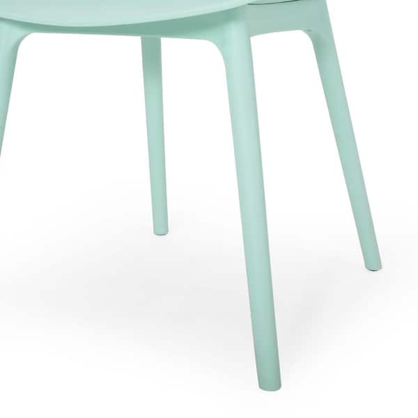 Hot Seller Outdoor Plastic Dining Chair, Durable Sturdy Mint for