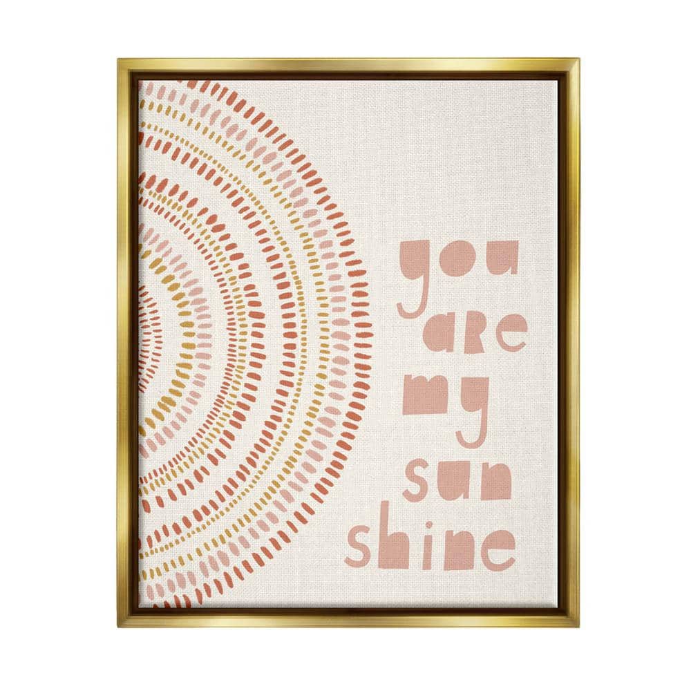 Radiate Positive Energy by Marmont Hill Framed Typography Art Print 24 in.  x 24 in. JULTNE06NFPFL24 - The Home Depot