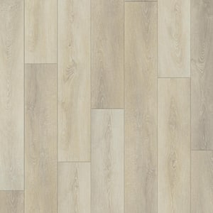 Take Home Sample - Pinnacle Gray 7.7 in. x 7 in Click Lock Waterproof Laminate Plank Flooring