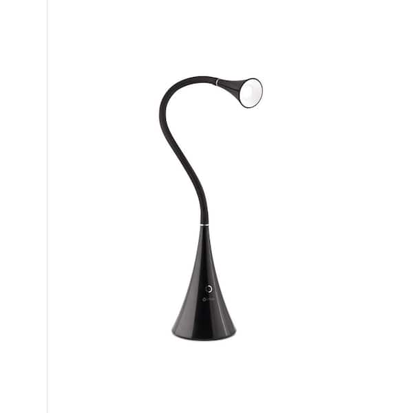 Led Desk Lamp Black With 2 1a Usb Port, Home Depot Desk Lamp With Usb Port
