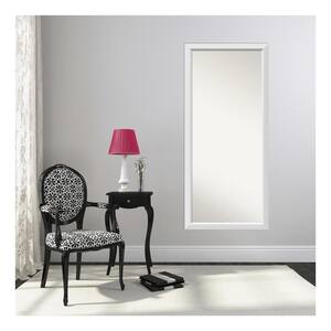 Oversized Rectangle White Modern Mirror (62 in. H x 28 in. W)