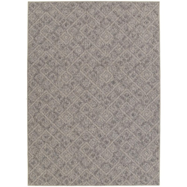 Classic Berber Earth Tone 3 ft. x 5 ft. Casual Tuffted Geometric Polypropylene Area Rug