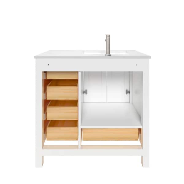 ナチュラルビューティー 36 Style Selections Stanfield 36-in Beige Undermount Single