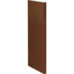 24 in. W x 34.5 in. H Dishwasher End Panel in Cognac