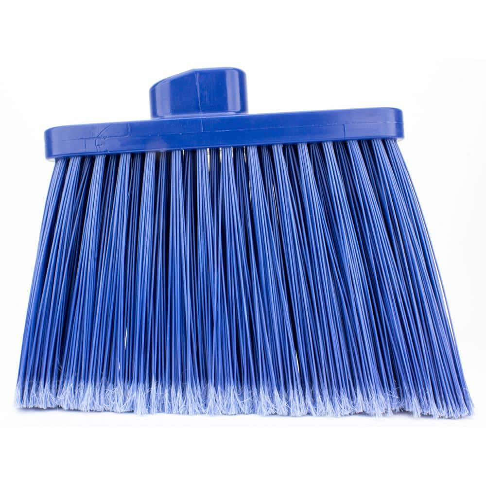 Sparta 12 in. Blue Polypropylene Flagged Upright Broom Head (12-Pack ...