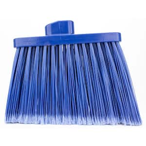 Sparta 12 in. Blue Polypropylene Flagged Upright Broom Head (12-Pack)