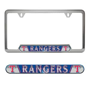 Texas Rangers Embossed License Plate Frame 6.25in x 12.25in