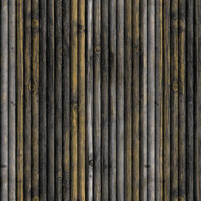 Falkirk Jura II 1/3 in. 28 in. x 28 in. Peel & Stick Charcoal, Beige, Yellow Faux Wood PE Foam Decorative Wall Paneling