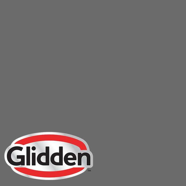 Glidden Essentials 5 gal. #HDGCN64D Grey Tabby Semi-Gloss Exterior Paint