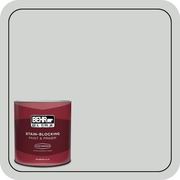 BEHR ULTRA 1 qt. #780E-3 Sterling Extra Durable Flat Interior Paint & Primer