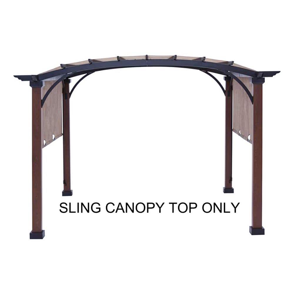 Beige Polyethylene Replacement Canopy for 10 ft x 10 ft Pergola