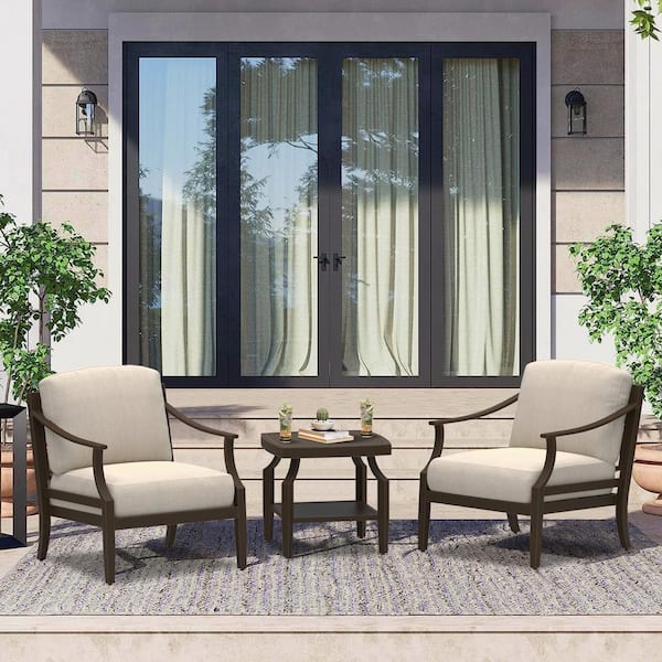 ULAX FURNITURE Tamarin Aluminum Outdoor Side Table HD-970472
