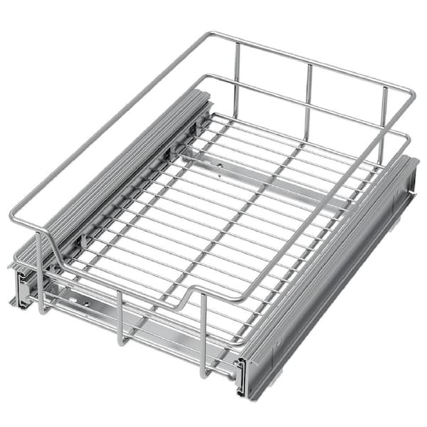 11 in. W x 22 in. D Pull Out Cabinet Organizer, Slide Out Drawers for Kitchen Organizers and Storage