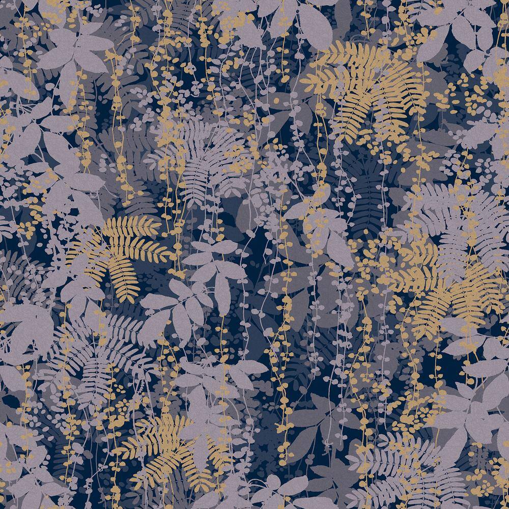 Clarissa Hulse Canopy French Navy Removable Wallpaper Sample