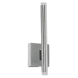 Wilson Modern 2-Light Polished Chrome Yes Wall Sconce