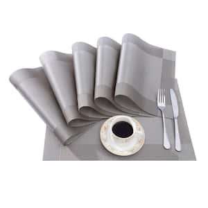 HOMETEX 8 in. x 8 in. Clear Polycarbonate Round Placemats (Set of 2)  FPDE08ERA2 - The Home Depot