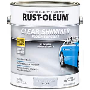 1 gal. Clear Shimmer Concrete and Floor Top Coat (2-Pack)