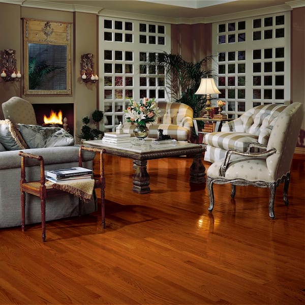 Bruce American Originals Ginger Snap White Oak 3/4 in. T x 3-1/4 in. W Smooth Solid Hardwood Flooring (22 sq.ft./ctn)