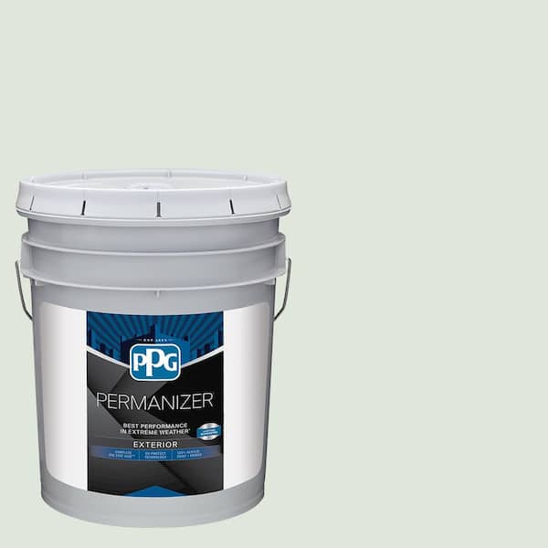 PERMANIZER 5 gal. PPG1129-1 Cloudy Day Satin Exterior Paint