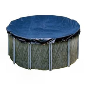 24 ft. Round Blue Above Ground Pool Winter Swimming Cover