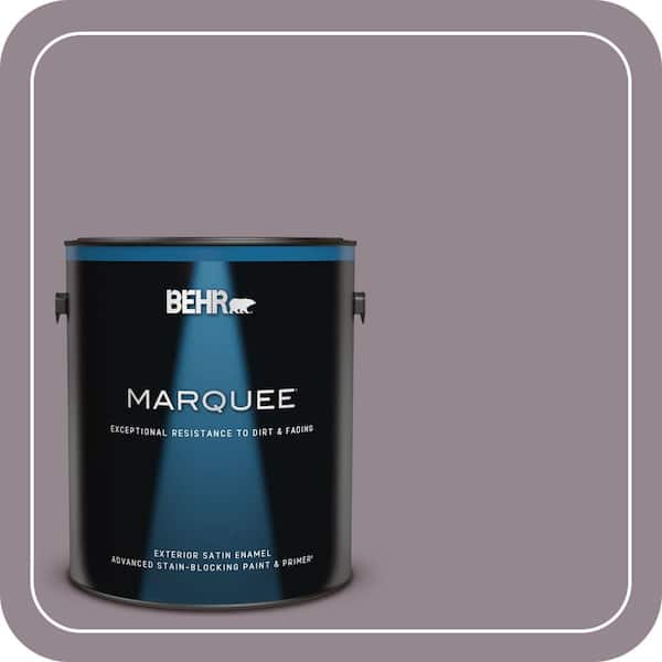 BEHR MARQUEE 1 gal. #MQ1-32 Cinema Screen Satin Enamel Exterior Paint & Primer