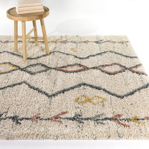 Auster Cream 8 ft. x 10 ft. Moroccan Area Rug