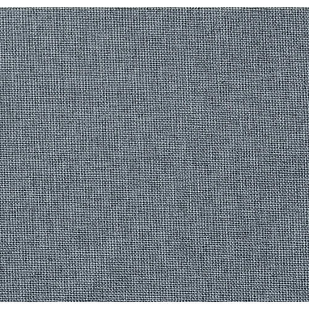 Cornflower Blue Polyester Rod Pocket Swag Curtains 62" x 63"