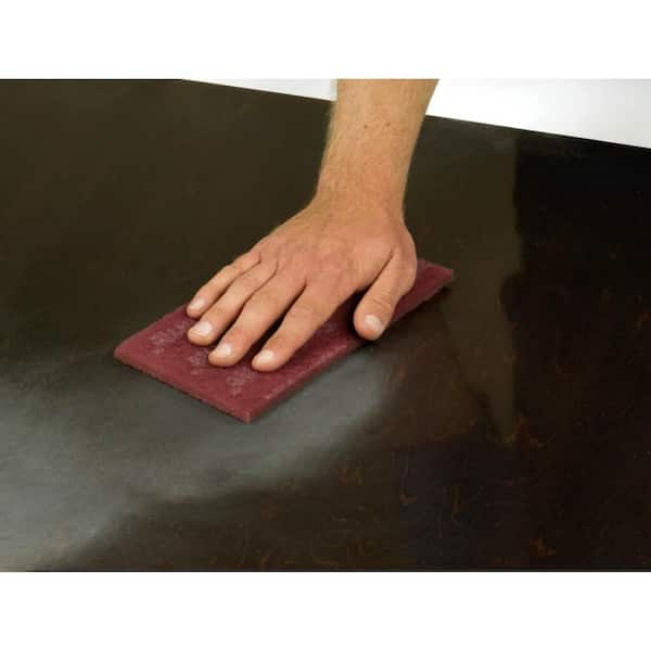 3M - Hand Sanding Pads 3 7/8 in. x 6 in. x 5/16 in. Very Fine, 220 Grit, (2-Pack)