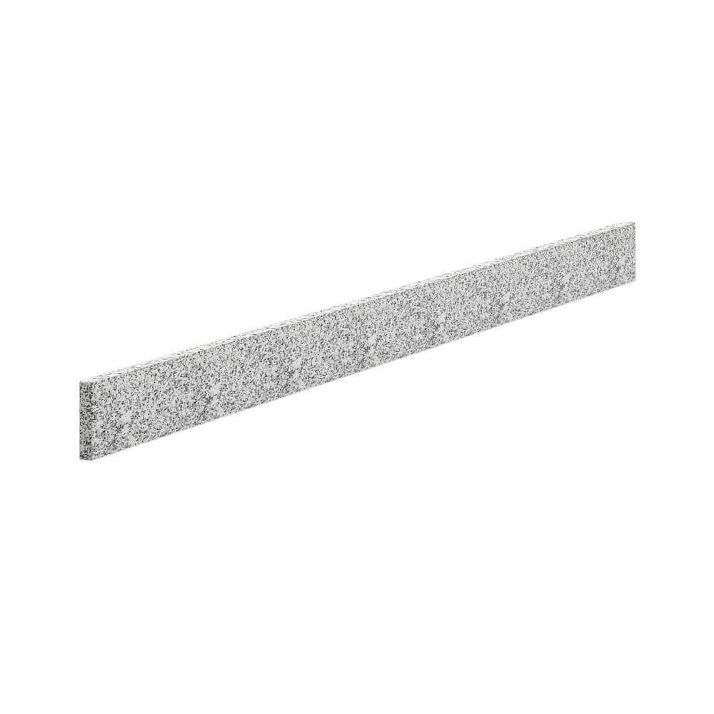 Hamilton 59.8 in. Granite Backsplash in Gray