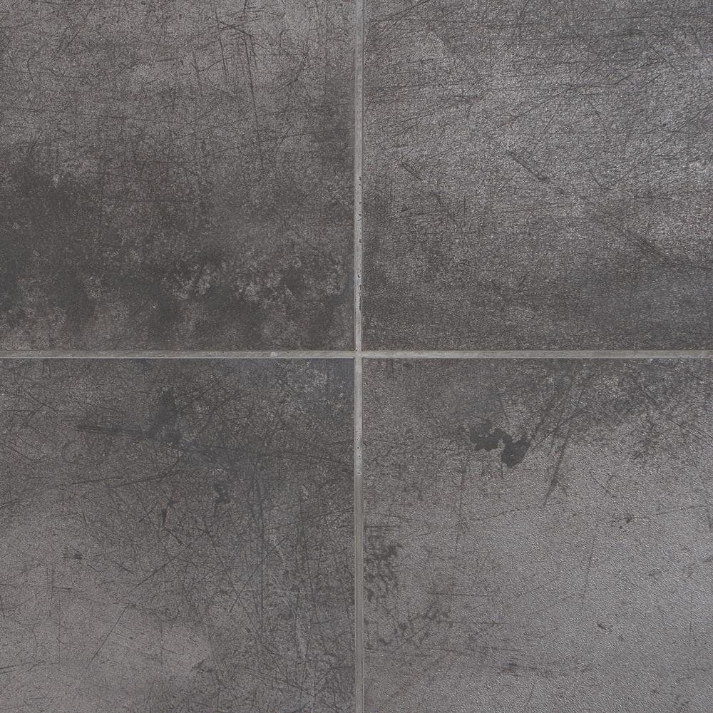 Forge Black Matte 12x24 Porcelain Floor and Wall Tile