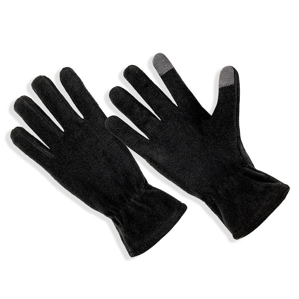 HANDS ON Ladies Fashion Fleece Touch Screen Gloves