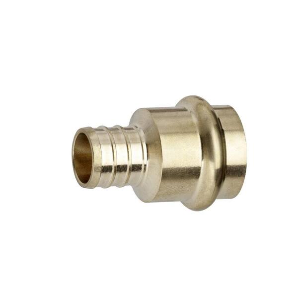 Viega PureFlow 3/4 in. x 1/2 in. Crimp/Press Zero-Lead Bronze