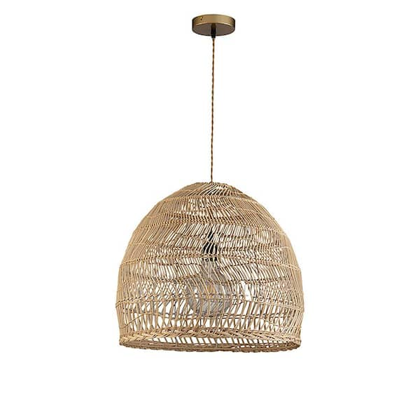 rattan ceiling light shade