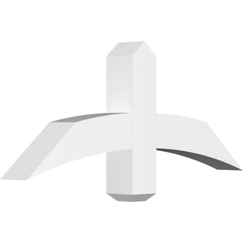 36 in. W x 15 in. H x 4 in. D x 4 in. F, 10/12 Pitch, Bellingham Signature Urethane Gable Bracket, Primed Tan price history on PriceWatchPro