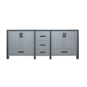 Ziva 84 in W x 22 in D Dark Grey Double Bath Vanity without Top