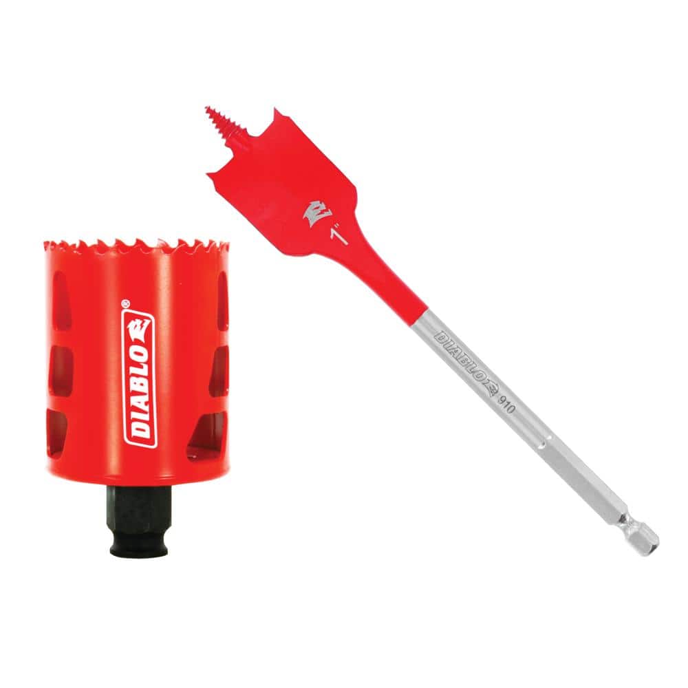 DIABLO 21/8 in. BiMetal Hole Saw and 1 in. x 6 in. SPEEDemon Spade