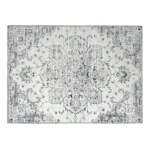 Addison Rugs Sterling Ivory 5 ft. x 7 ft. 6 in. Indoor/Outdoor Washable  Indoor/Outdoor Washable Rug AST35LI5X8 - The Home Depot