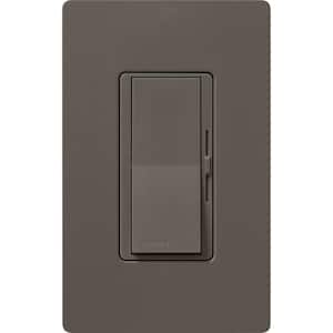 Diva Dimmer Switch for Electronic Low Voltage, 300-Watt/Single-Pole or 3-Way, Truffle (DVSCELV-303P-TF)