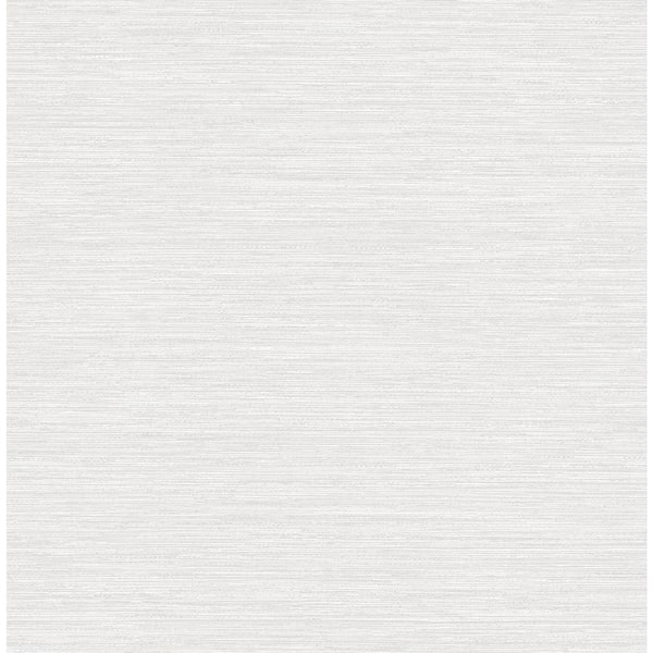 Cantor Light Grey Faux Grass Cloth Wallpaper Sample