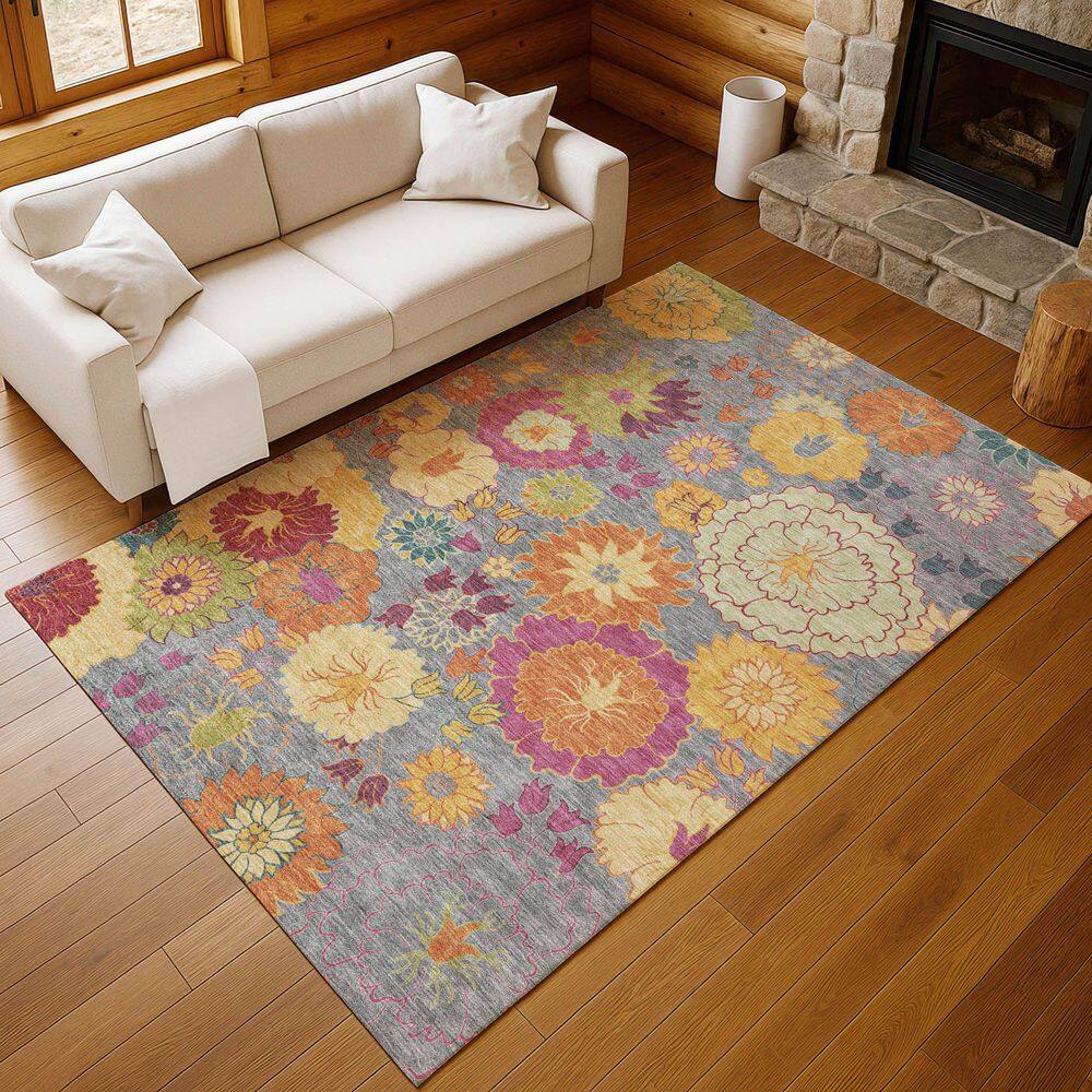 Chantille Machine Washable Indoor/Outdoor Abstract ACN2293 Gray 9 ft. x 12 ft. Area Rug price history on PriceWatchPro