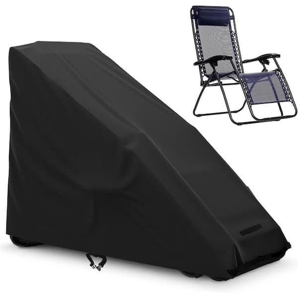Unbranded 400D Indoor And Outdoor Folding Recliner Cover Waterproof, Dust And Sun Protection Furniture Cover