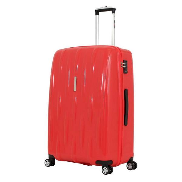 SWISSGEAR 28 in. Upright Hardside Spinner Suitcase in Red