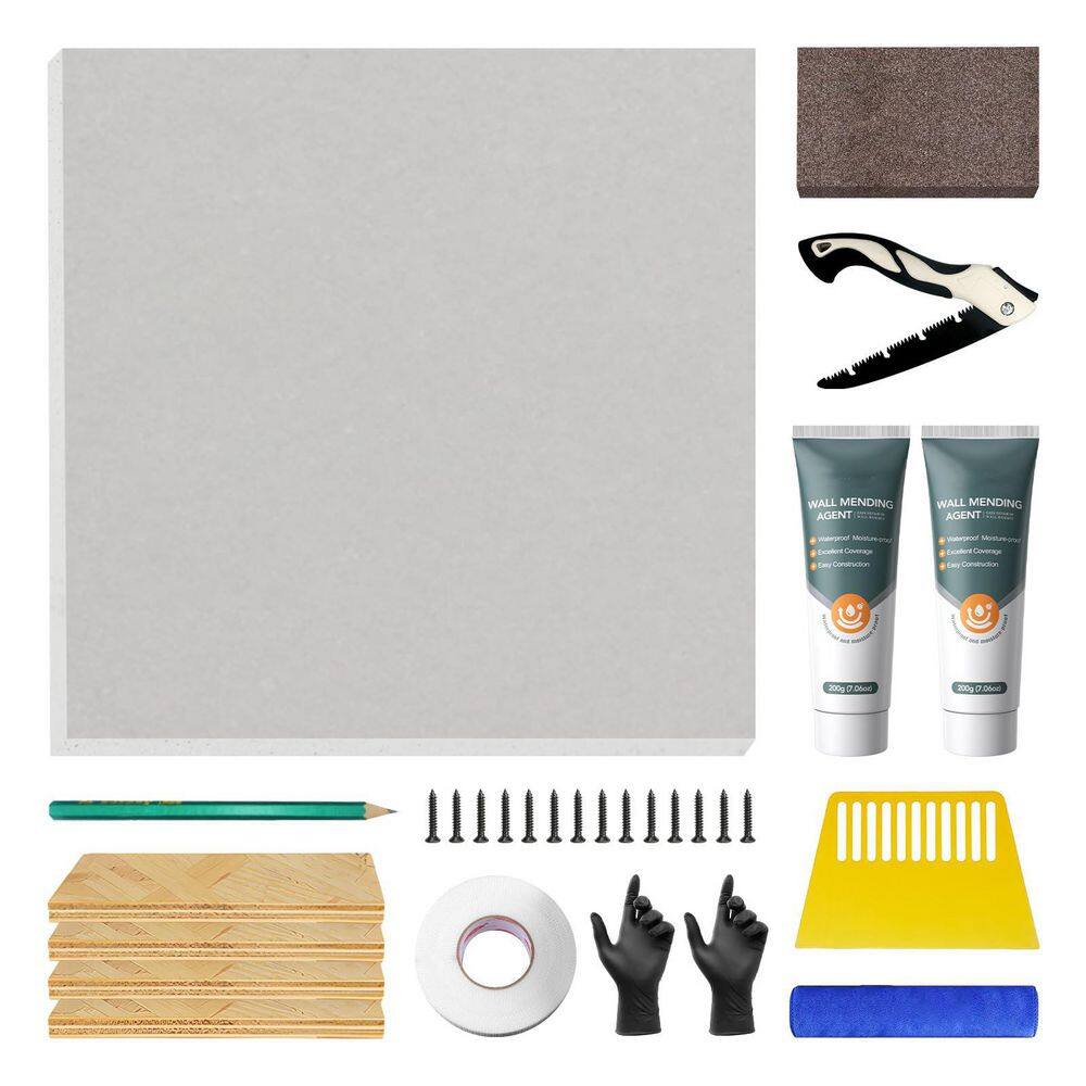 12 in. x 12 in. Drywall Repair Panel, Drywall Patch Kit Large Hole, Wall Surface Large Hole Fill Quick and Easy Solution price history on PriceWatchPro