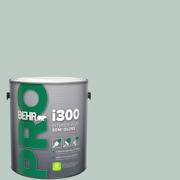 BEHR PRO 1 gal. #HDC-CL-23 Soothing Spring Semi-Gloss Interior Paint