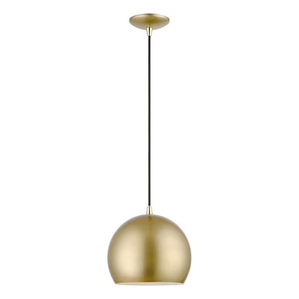 AVIANCE LIGHTING Branbury 1-Light Soft Gold Globe Pendant