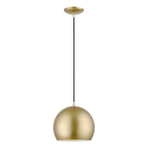 Piedmont 1-Light Soft Gold Globe Pendant