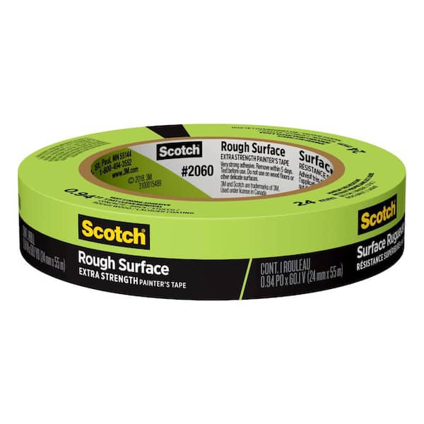 3M Scotch 0.94 in. x 60.1 yds. Masking Tape for Hard-to-Stick Surfaces  (Case of 36) 2060-24AP - The Home Depot